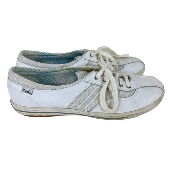 Keds White Lightweight Lace Up Sneakers Tennis Shoes Women's Size 9 - Picture 2 of 10